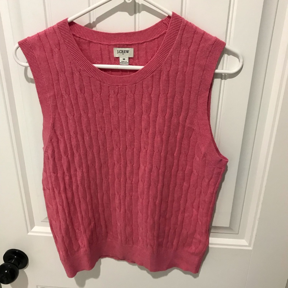 J. Crew Factory Cable Knit Sweater Vest